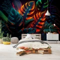 Fototapeta LIŚCIE kwiaty MONSTERA palmy