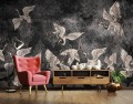 Fototapeta ŻURAWIE ptaki ŻURAW natura MURAL na flizelinie + KLEJ