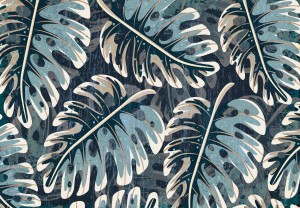 Fototapeta LIŚCIE kwiaty MONSTERA listki