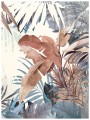 Fototapeta 3D liście monstera palmy