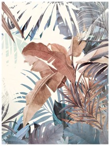 Fototapeta 3D liście monstera palmy