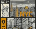 Tapeta na ścianę młodzieżowa NEW YORK TAXI winylowa