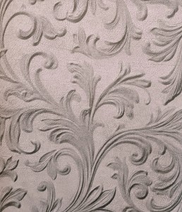 Tapeta na ścianę imitacja skóry z motywem eleganckiego ornamentu