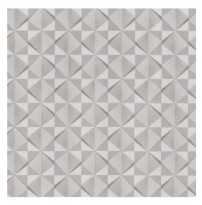 Tapeta na ścianę szara efekt 3D nowoczesna geometria