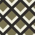Tapeta na ścianę zielona w geometryczne duże romby
