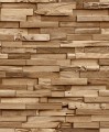 Tapeta na ścianę 3D efektowna imitacja naturalnego drewna