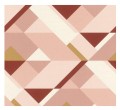 Tapeta na ścianę w GEOMETRYCZNE wzory różowa winyl