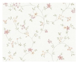 Tapeta winylowa w drobne kwiatki w angielskim stylu winyl 93770-1