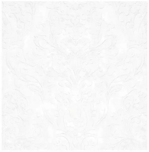 Tapeta na ścianę biały beton ornament glamour