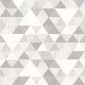 Tapeta winylowa na ścianę trójkąty geometria szara