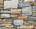 Tapeta na ścianę 3D mur efekt prawdziwego kamienia