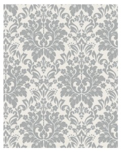 Tapeta na ścianę glamour ornament elegancka ecru