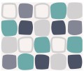 Tapeta nowoczesna na ścianę geometryczna turkusowa