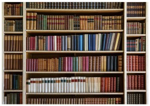 Fototapeta 3D regał książki biblioteczka