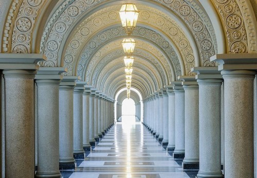 FOTOTAPETA KOLUMNY TUNEL FOTOTAPETY