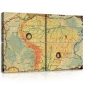 Obraz na ścianę obrazy obrazki mapa świata 120x80