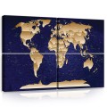 Obraz na ścianę obrazy obrazki mapa świata 120x80