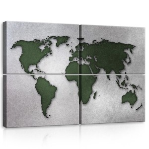 Obraz na ścianę obrazy obrazki mapa świata 120x80