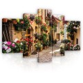 Obraz obrazy na ścianę miasto uliczka 170x100