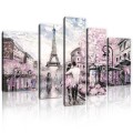 Obraz jak malowany miasto obrazy na ścianę 170x100