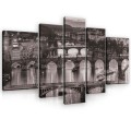 Obraz obrazy na ścianę miasto most rzeka 170x100