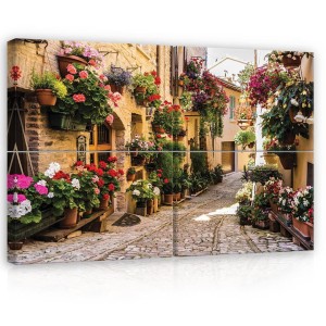 Obraz obrazy na ścianę miasto uliczka ulica 120x80