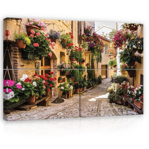 Obraz obrazy na ścianę miasto uliczka ulica 120x80