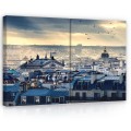Obraz obrazy na ścianę miasto budynki niebo 120x80