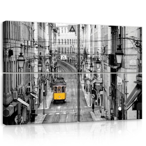 Obraz obrazy na ścianę miasto uliczka ulica 120x80