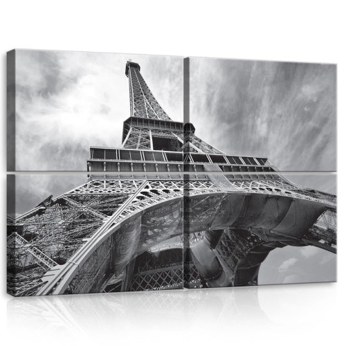 Obraz obrazy na ścianę miasto Paryż wieża 120x80