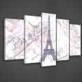 Obraz obrazy na ścianę miasto Paryż wieża 100x60