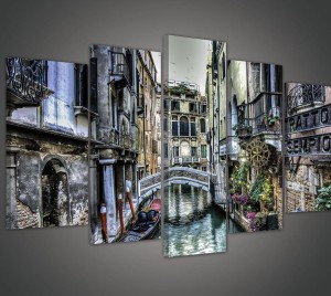 Obraz obrazy na ścianę miasto budynki niebo 100x60