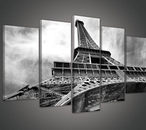Obraz obrazy na ścianę miasto Paryż wieża 100x60
