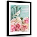 Obraz na płótnie obrazy styl decoupage 100x75