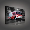 Obraz miasto nocą obrazy na straż pożarna 100x75