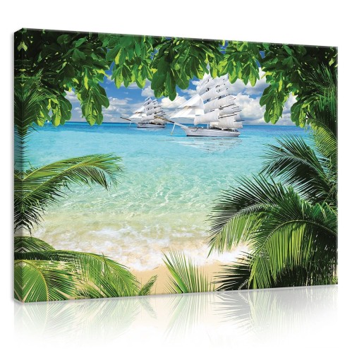 Obraz na ścianę obrazy obrazki plaża morze 100x75