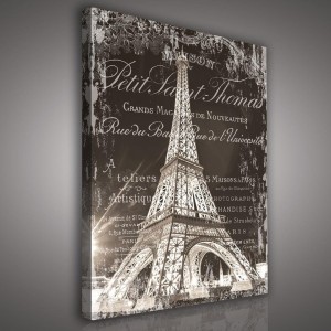 Obraz obrazy na ścianę miasto Paryż wieża 100x75