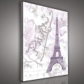 Obraz obrazy na ścianę miasto Paryż wieża 100x75