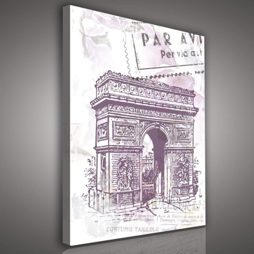 Obraz obrazy na ścianę miasto Paryż wieża 100x75