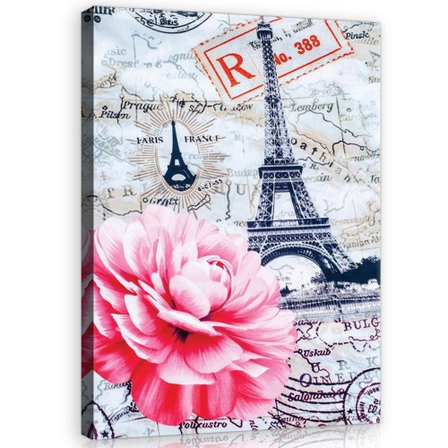 Obraz obrazy na ścianę miasto Paryż wieża 100x75