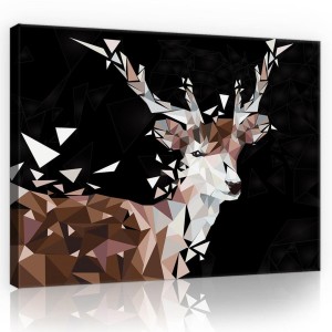 Obraz na ścianę obrazy na płótnie jeleń 100x75