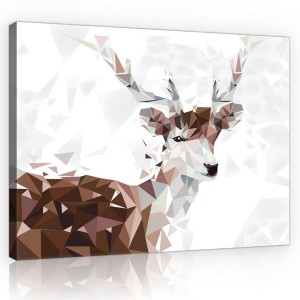 Obraz na ścianę obrazy na płótnie jeleń 100x75