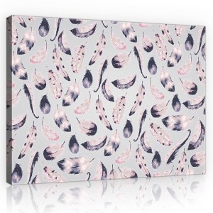 Obraz na ścianę obrazy na płótnie piórka 100x75