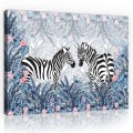 Obraz na ścianę obrazy na płótnie zebra 100x75