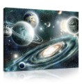 Obraz na ścianę obrazy na płótnie kosmos 100x75