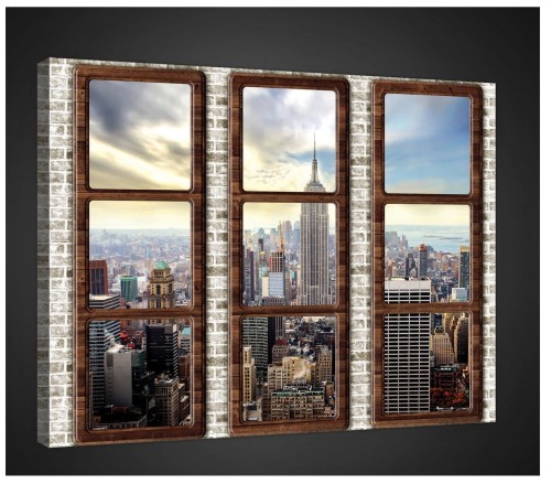 Obraz obrazy na ścianę miasto uliczka most 100x75