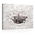 Obraz obrazy na ścianę miasto uliczka most 100x75