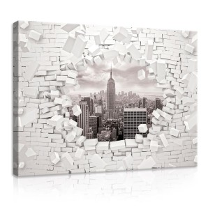 Obraz obrazy na ścianę miasto uliczka most 100x75