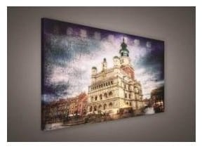 Obraz obrazy na ścianę miasto uliczka most 100x75