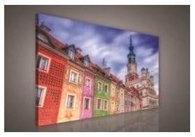 Obraz obrazy na ścianę miasto uliczka most 100x75